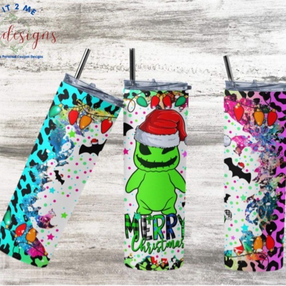 Oogey boogie Christmas tumbler-20oz